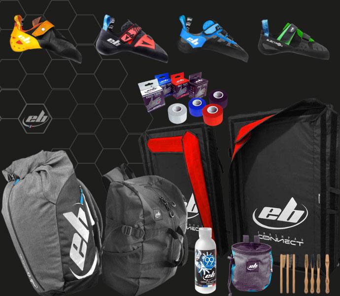 Accessoires et chaussons de la marque EB